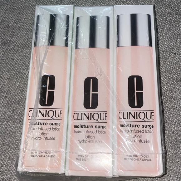 Clinique Other - 3X Clinique moisture surge hydro infused lotion 6.7 Oz/200 ml each